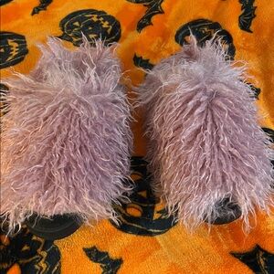 Fuzzy Pink Slippers
